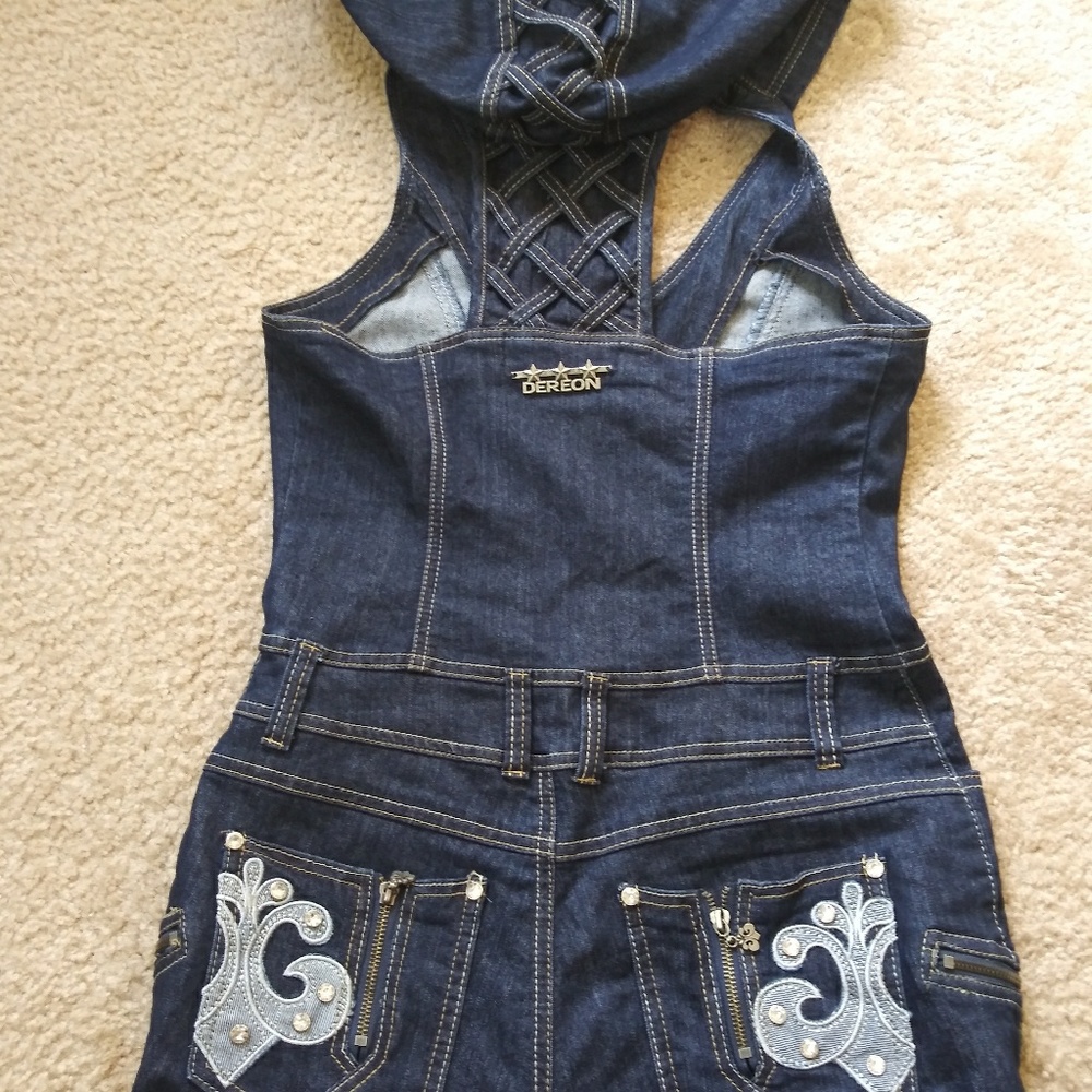Dereon Jumpsuit with Attached Hood